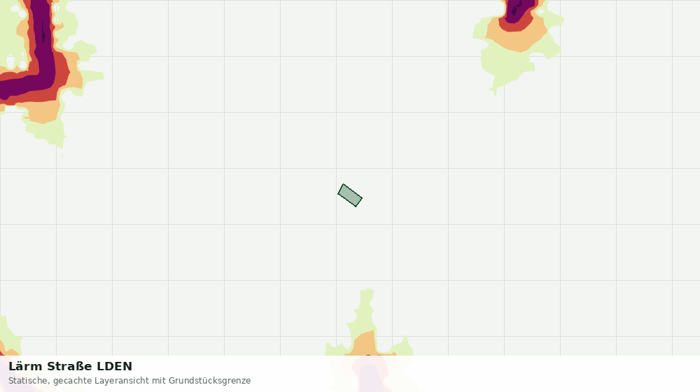Statische Kartenansicht: Lärm Straße LDEN