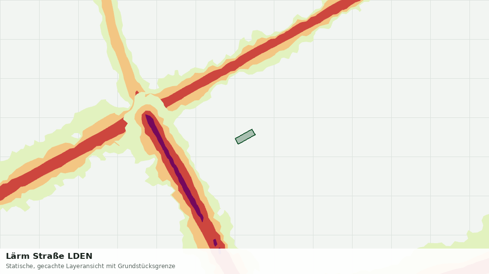 Statische Kartenansicht: Lärm Straße LDEN