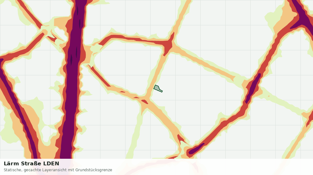 Statische Kartenansicht: Lärm Straße LDEN