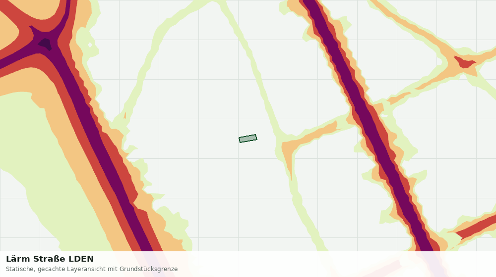 Statische Kartenansicht: Lärm Straße LDEN