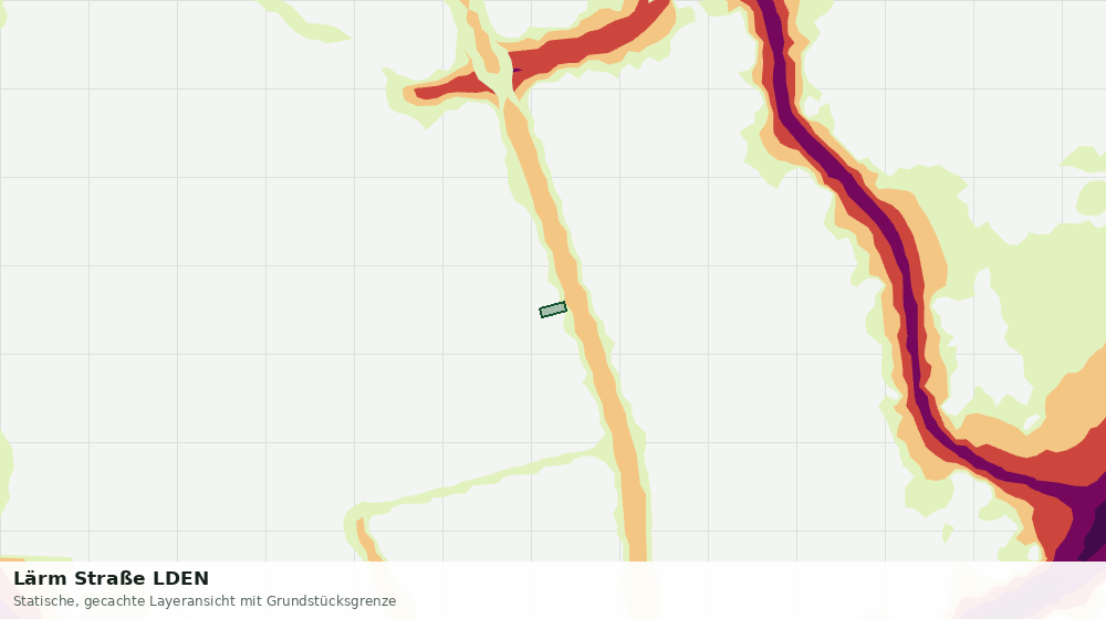 Statische Kartenansicht: Lärm Straße LDEN