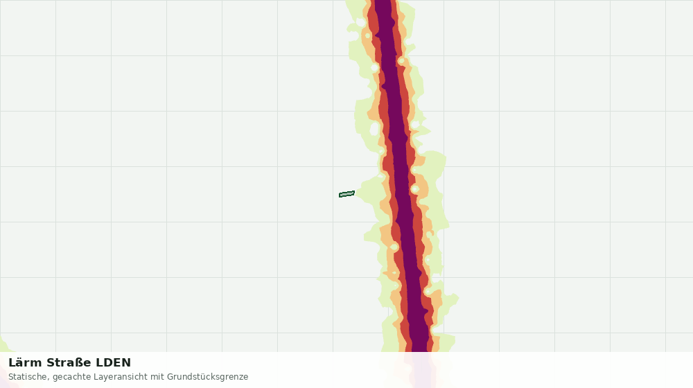 Statische Kartenansicht: Lärm Straße LDEN