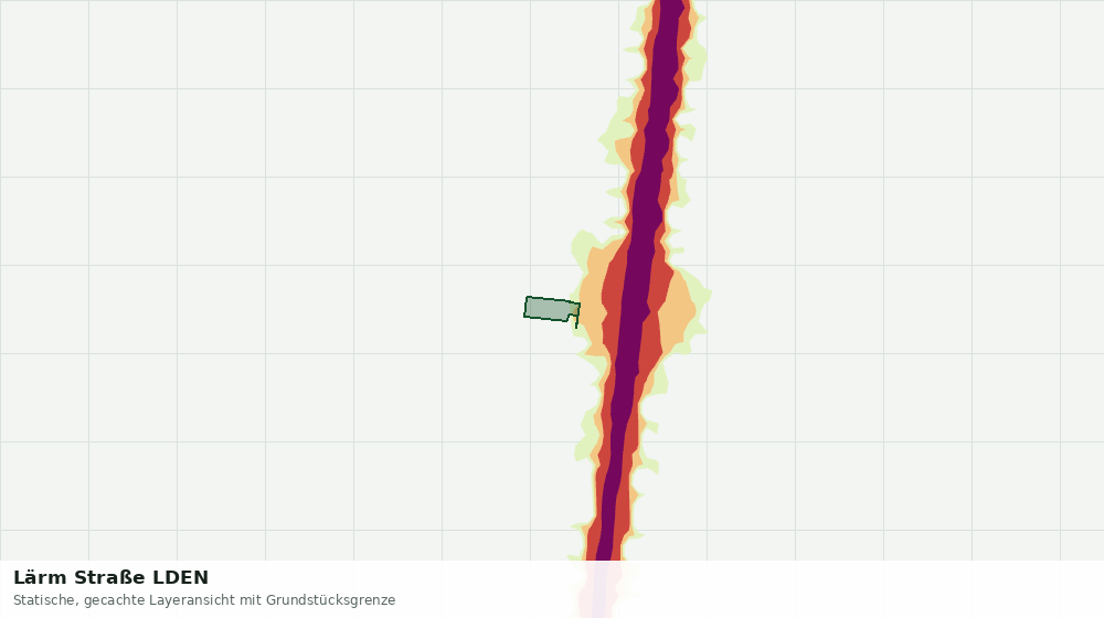 Statische Kartenansicht: Lärm Straße LDEN