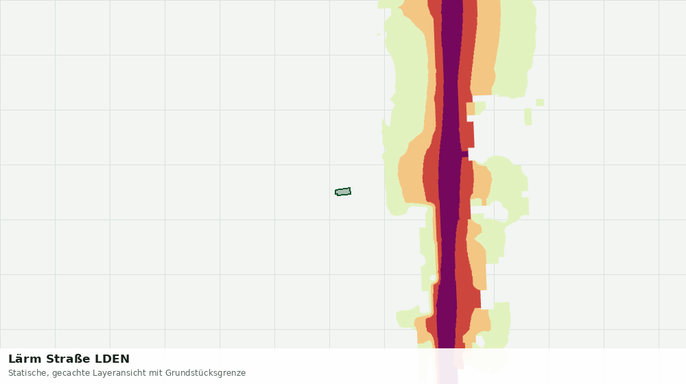 Statische Kartenansicht: Lärm Straße LDEN