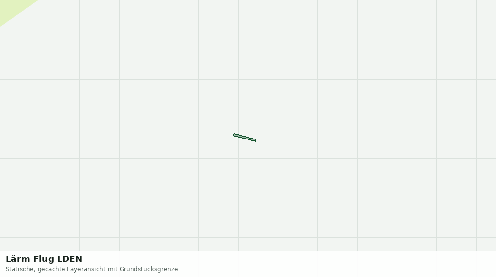 Statische Kartenansicht: Lärm Flug LDEN