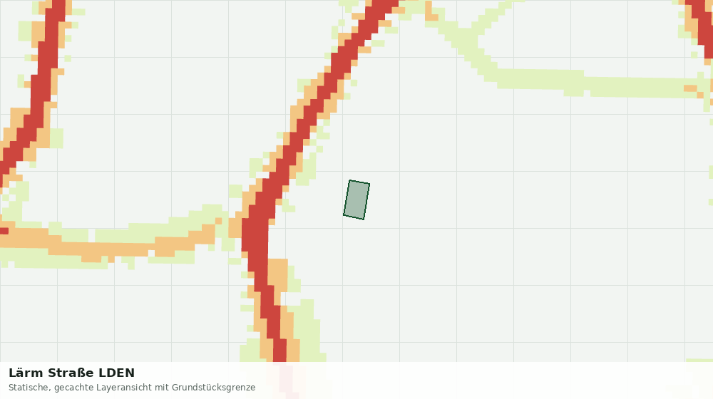 Statische Kartenansicht: Lärm Straße LDEN