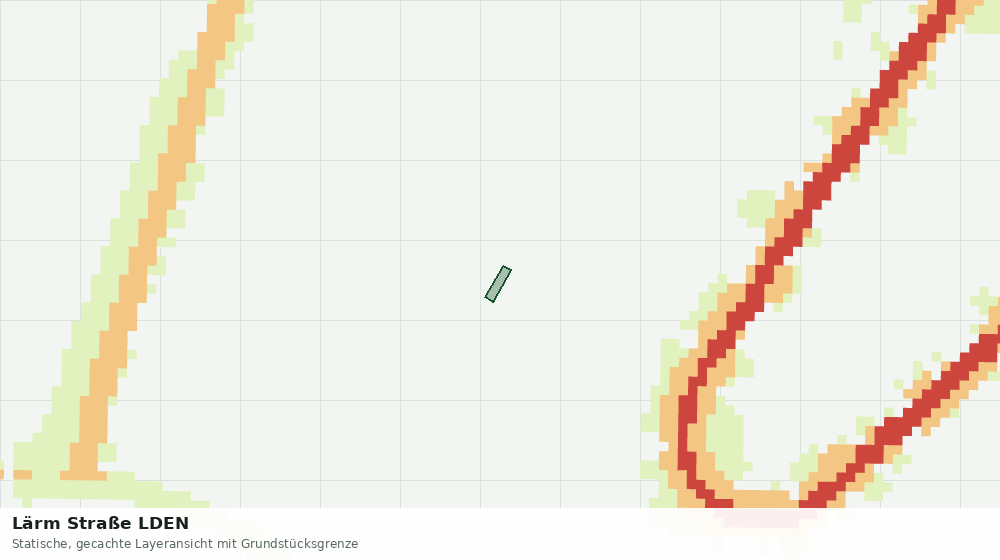 Statische Kartenansicht: Lärm Straße LDEN