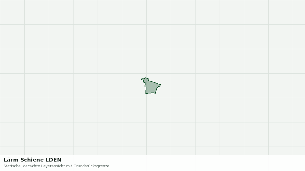 Statische Kartenansicht: Lärm Schiene LDEN