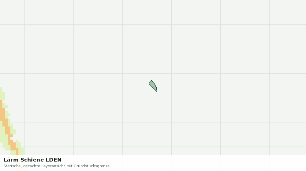 Statische Kartenansicht: Lärm Schiene LDEN