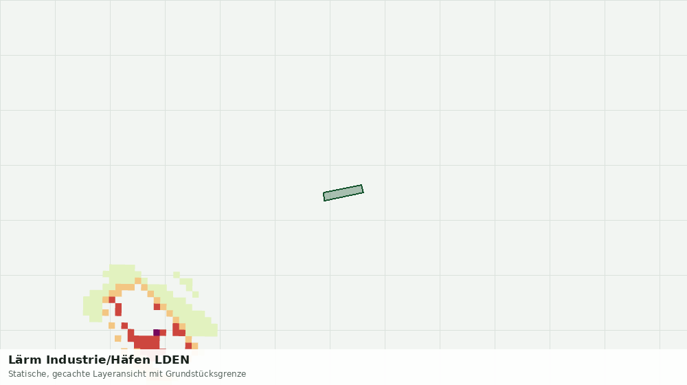 Statische Kartenansicht: Lärm Industrie/Häfen LDEN