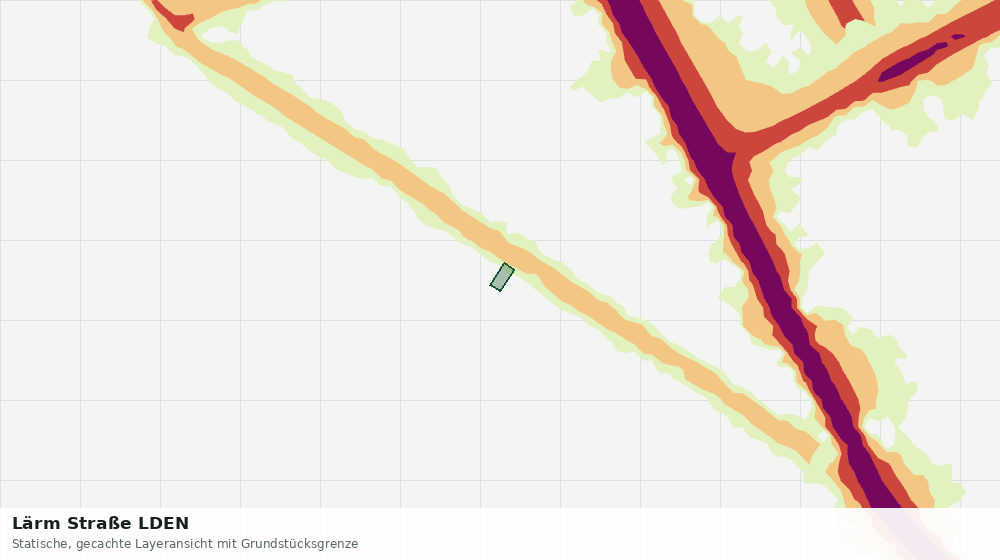 Statische Kartenansicht: Lärm Straße LDEN