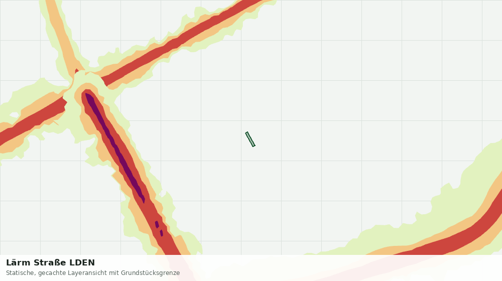 Statische Kartenansicht: Lärm Straße LDEN