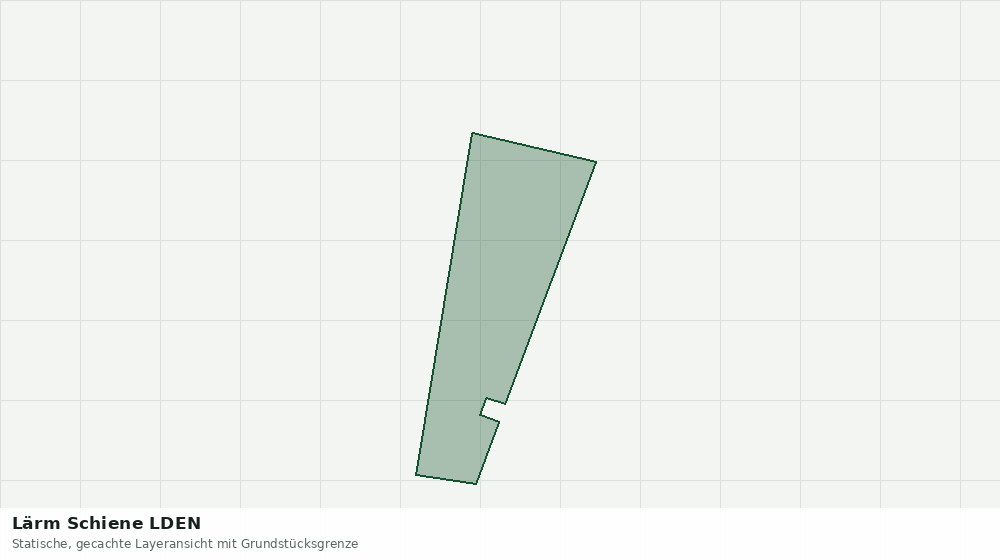 Statische Kartenansicht: Lärm Schiene LDEN