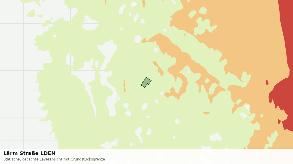 Statische Kartenansicht: Lärm Straße LDEN