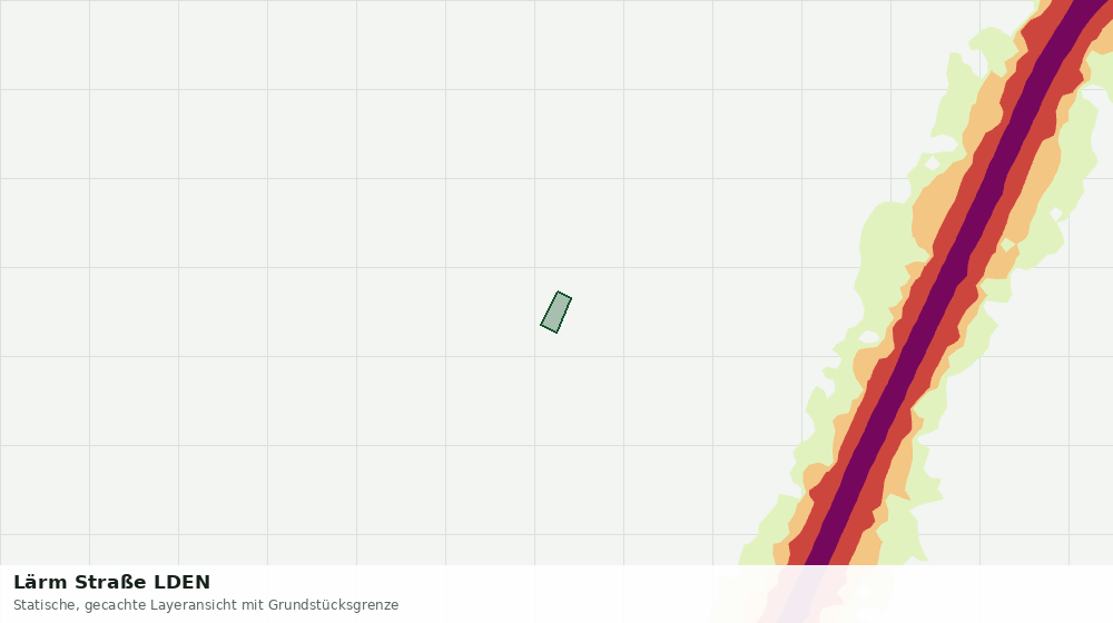 Statische Kartenansicht: Lärm Straße LDEN