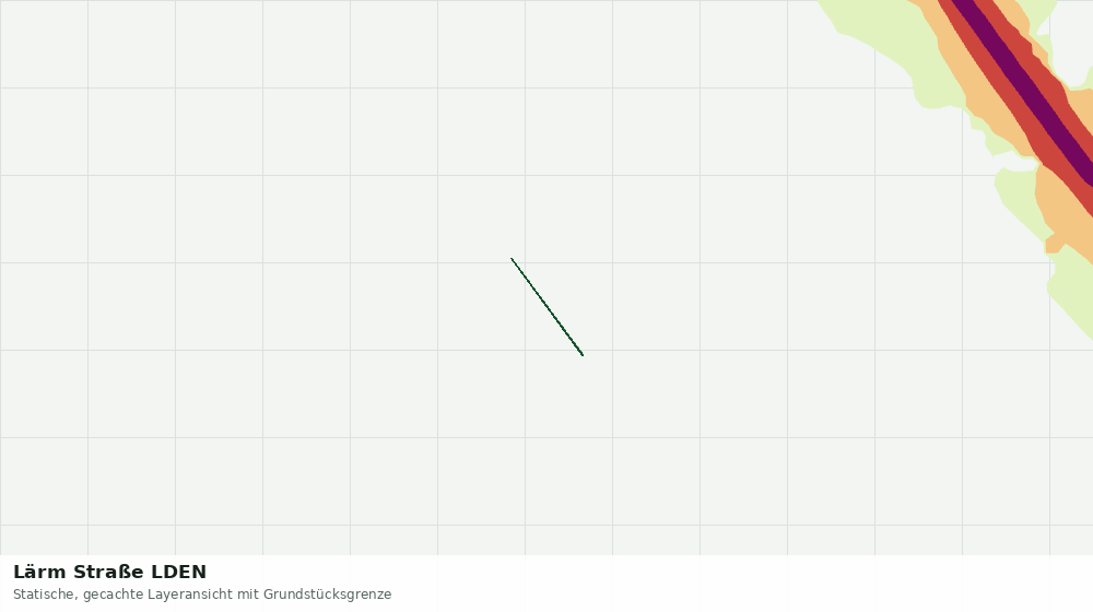 Statische Kartenansicht: Lärm Straße LDEN