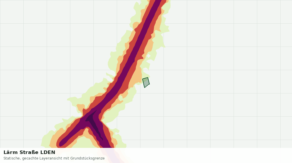 Statische Kartenansicht: Lärm Straße LDEN
