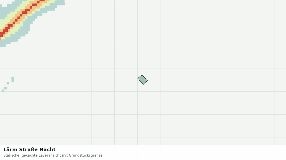 Statische Kartenansicht: Lärm Straße Nacht