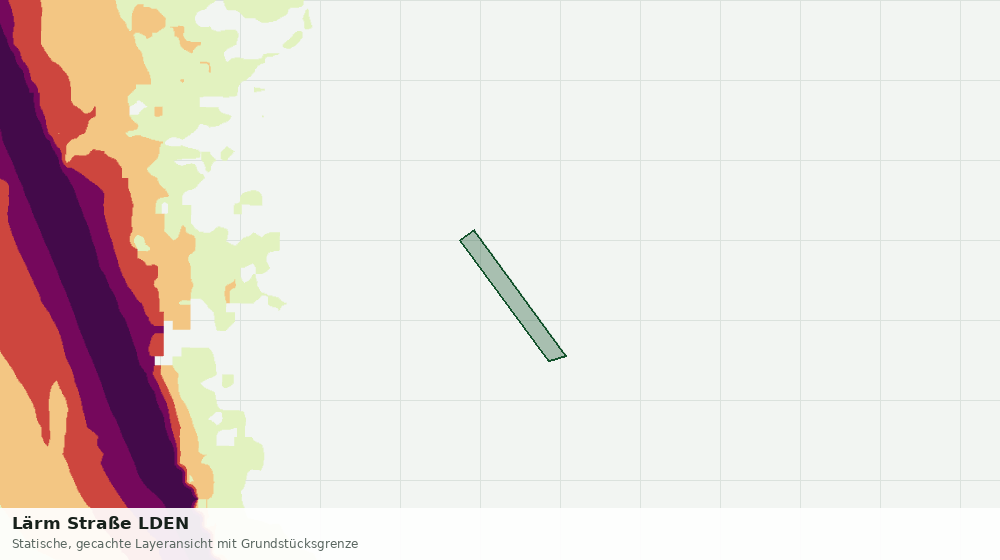 Statische Kartenansicht: Lärm Straße LDEN