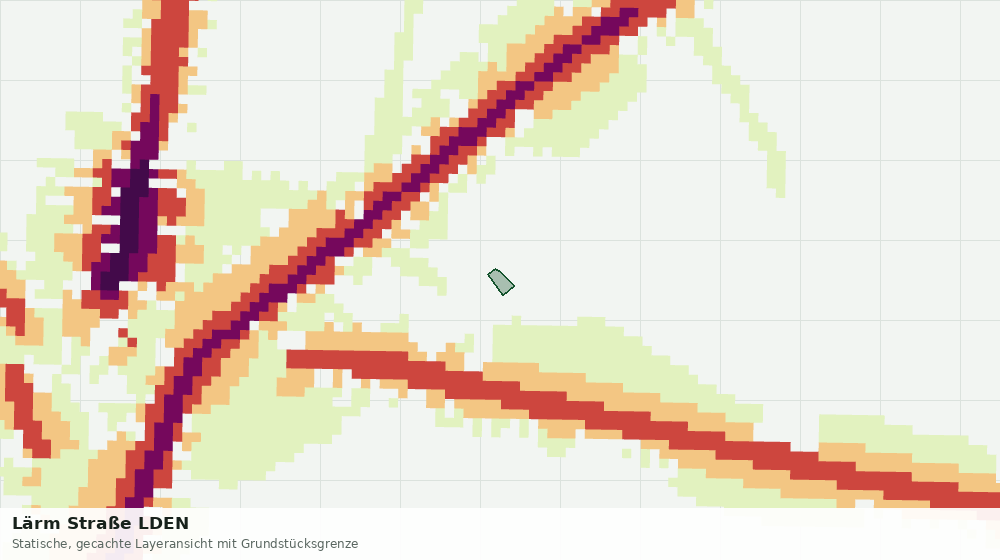Statische Kartenansicht: Lärm Straße LDEN