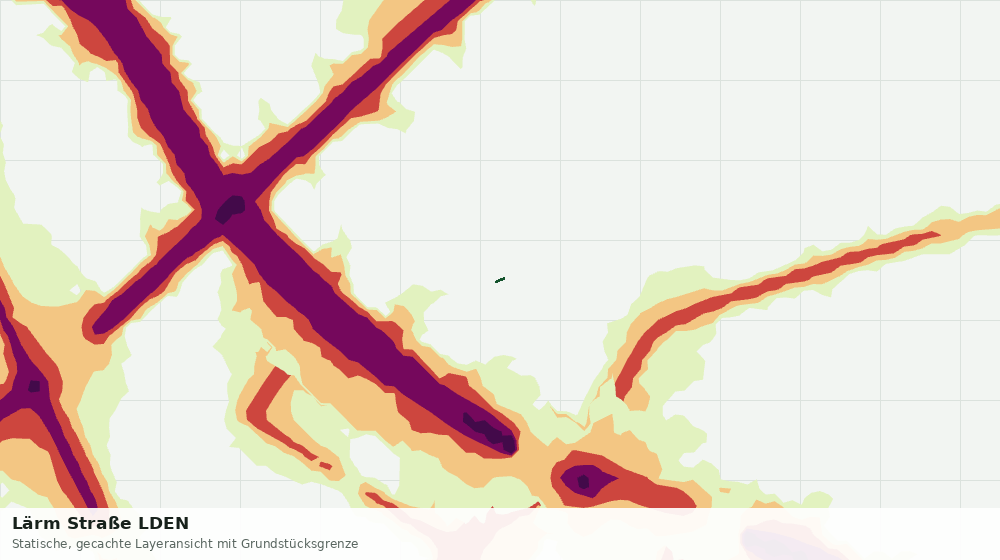 Statische Kartenansicht: Lärm Straße LDEN