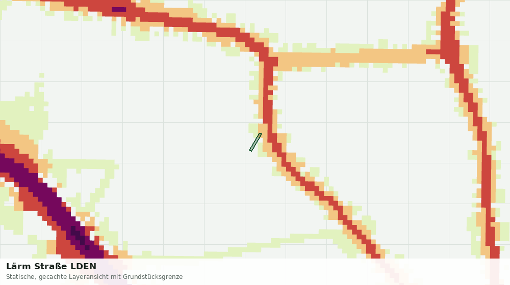 Statische Kartenansicht: Lärm Straße LDEN