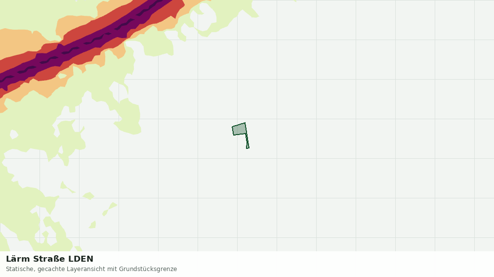 Statische Kartenansicht: Lärm Straße LDEN