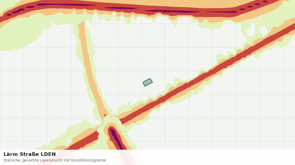 Statische Kartenansicht: Lärm Straße LDEN