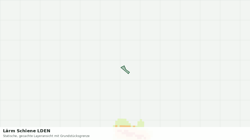 Statische Kartenansicht: Lärm Schiene LDEN