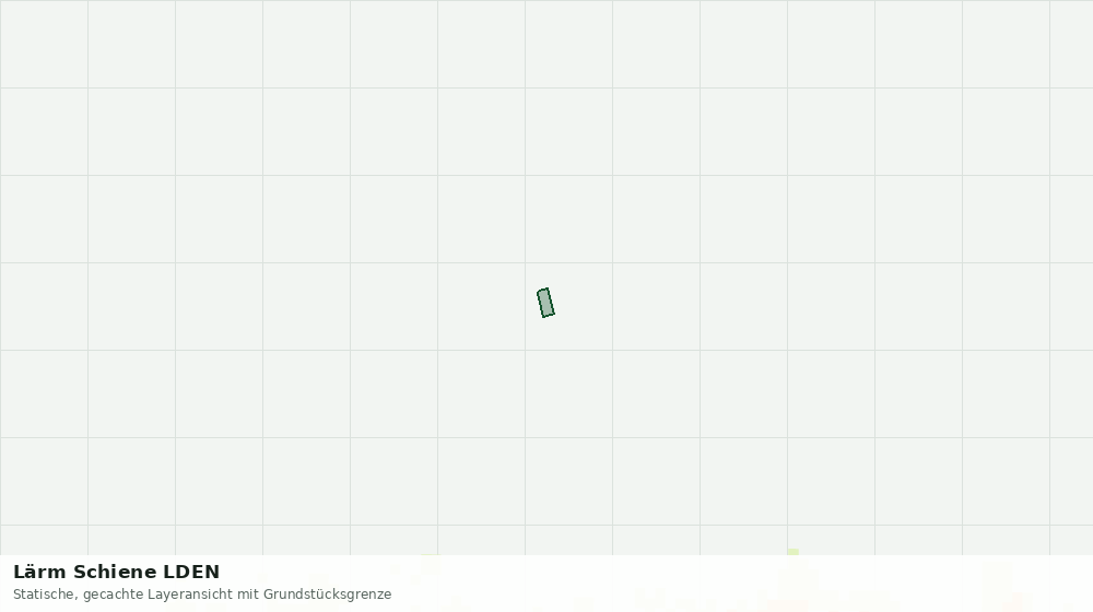 Statische Kartenansicht: Lärm Schiene LDEN