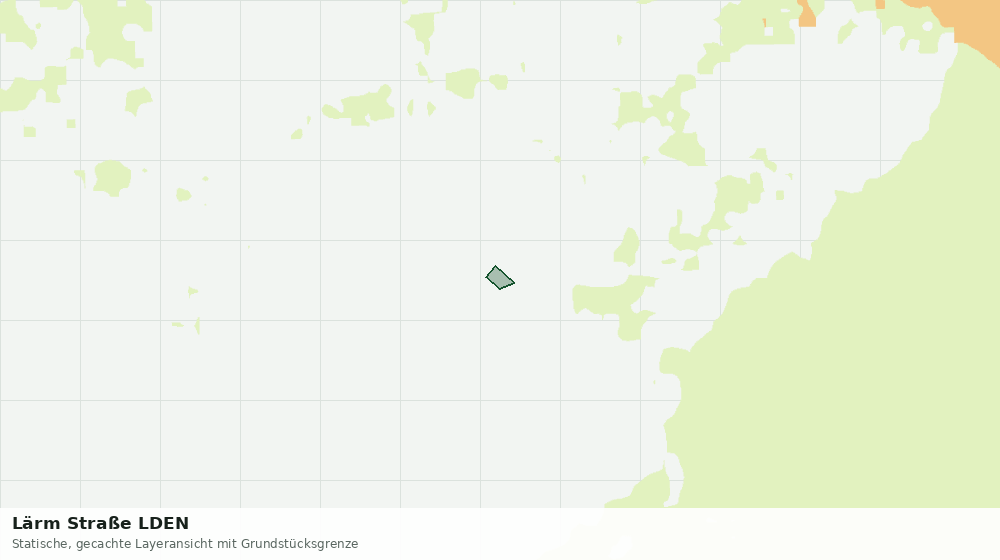 Statische Kartenansicht: Lärm Straße LDEN