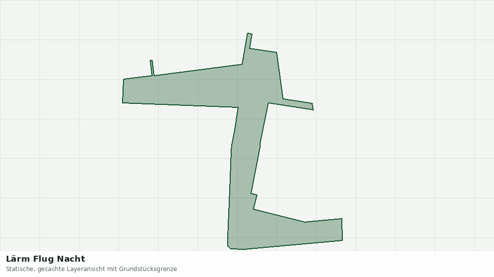 Statische Kartenansicht: Lärm Flug Nacht