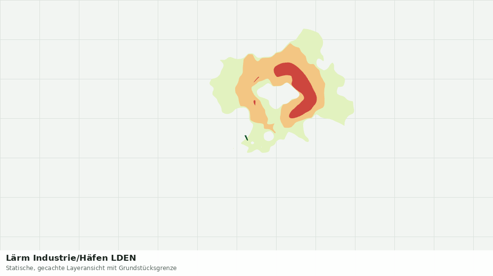 Statische Kartenansicht: Lärm Industrie/Häfen LDEN
