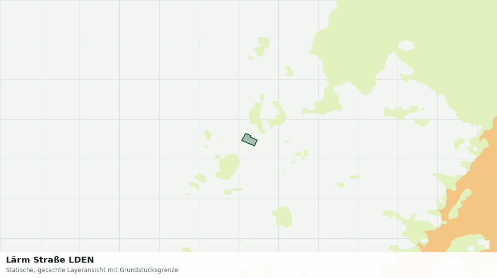 Statische Kartenansicht: Lärm Straße LDEN