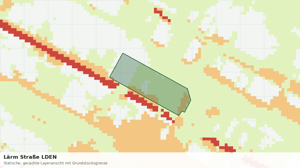 Statische Kartenansicht: Lärm Straße LDEN