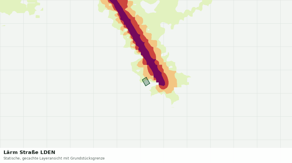 Statische Kartenansicht: Lärm Straße LDEN