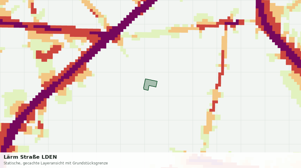 Statische Kartenansicht: Lärm Straße LDEN