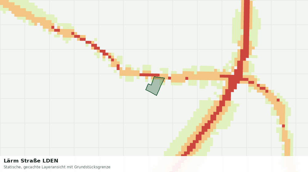 Statische Kartenansicht: Lärm Straße LDEN