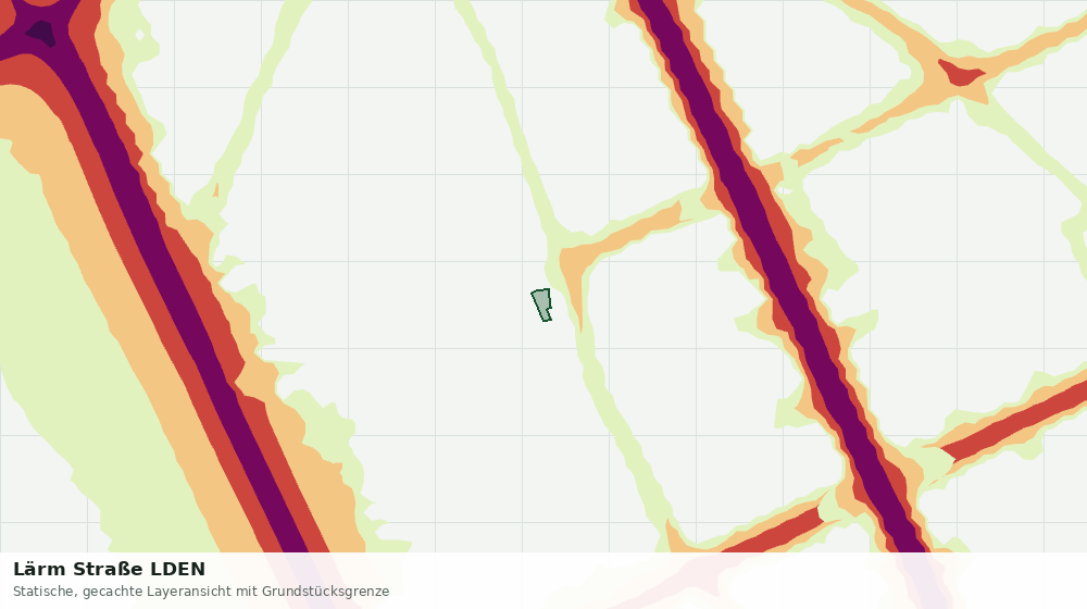 Statische Kartenansicht: Lärm Straße LDEN