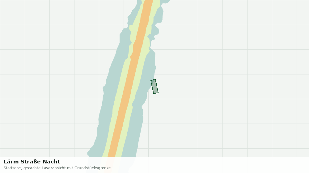 Statische Kartenansicht: Lärm Straße Nacht