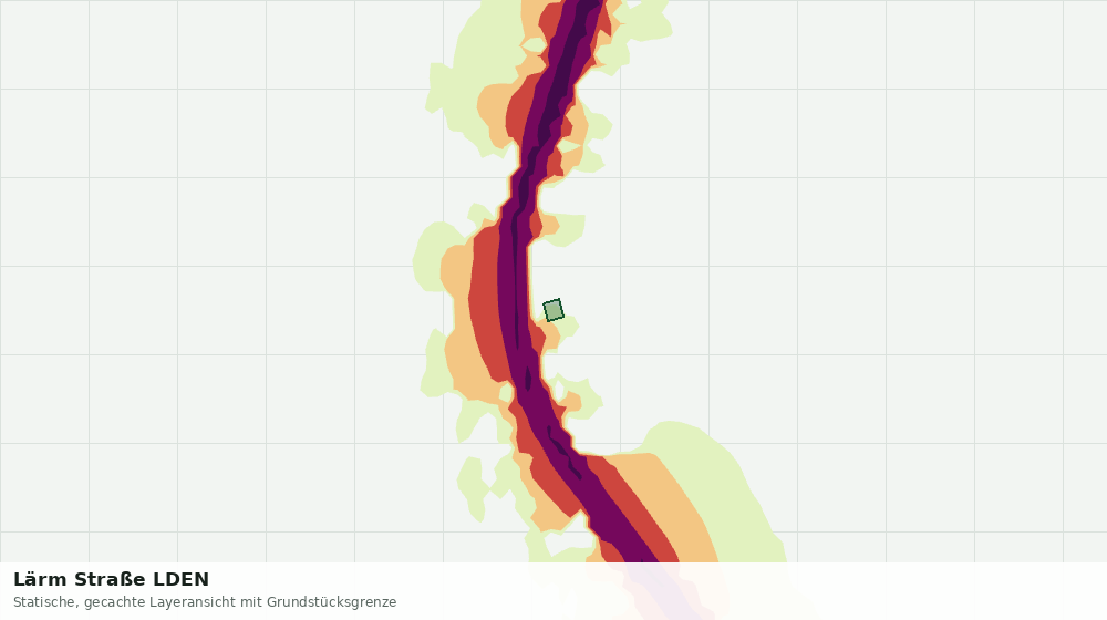 Statische Kartenansicht: Lärm Straße LDEN