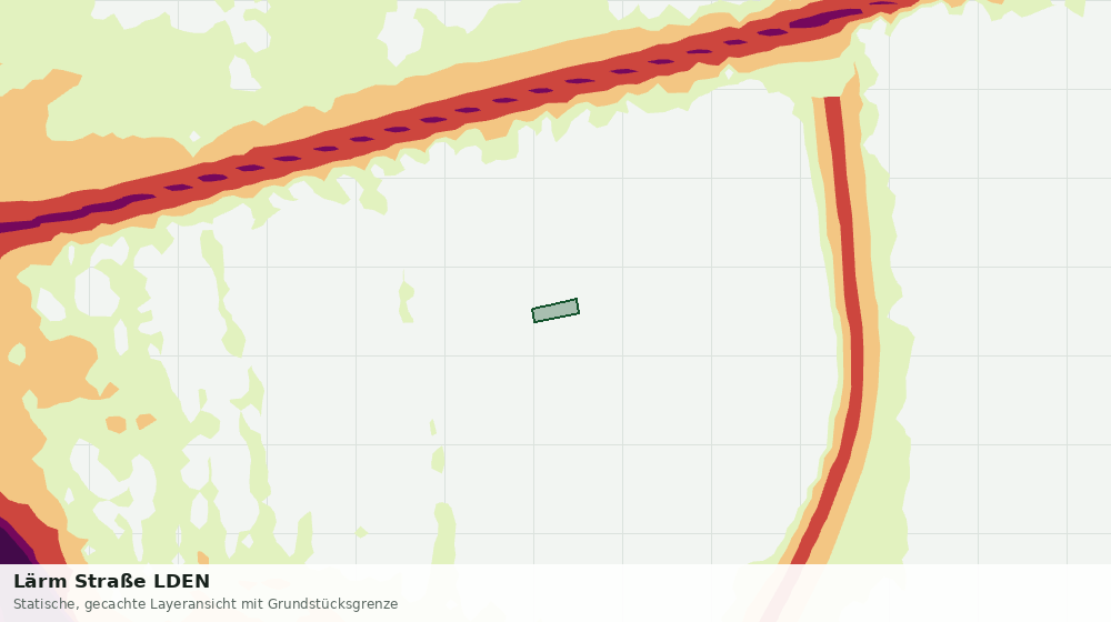Statische Kartenansicht: Lärm Straße LDEN