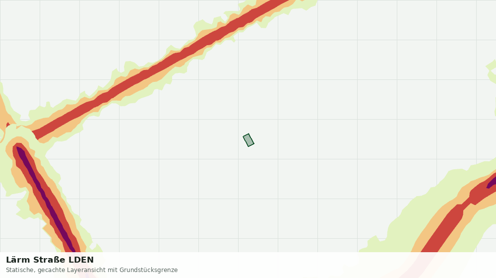 Statische Kartenansicht: Lärm Straße LDEN