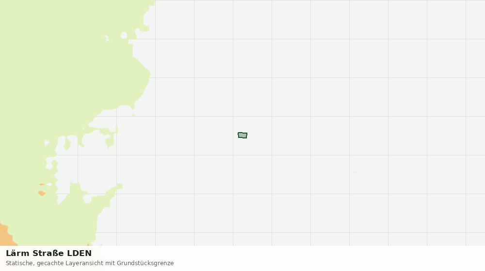 Statische Kartenansicht: Lärm Straße LDEN