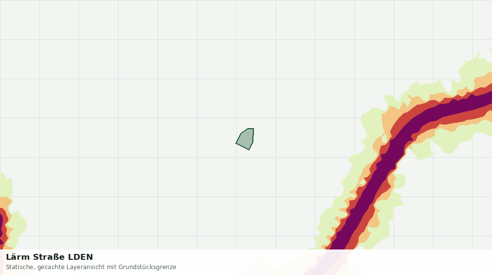 Statische Kartenansicht: Lärm Straße LDEN