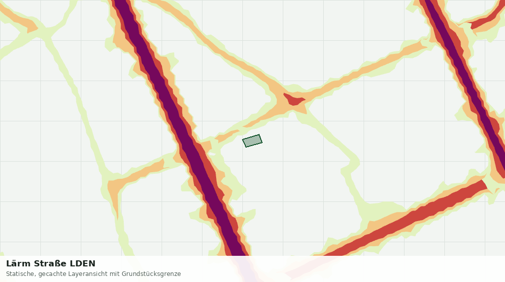 Statische Kartenansicht: Lärm Straße LDEN