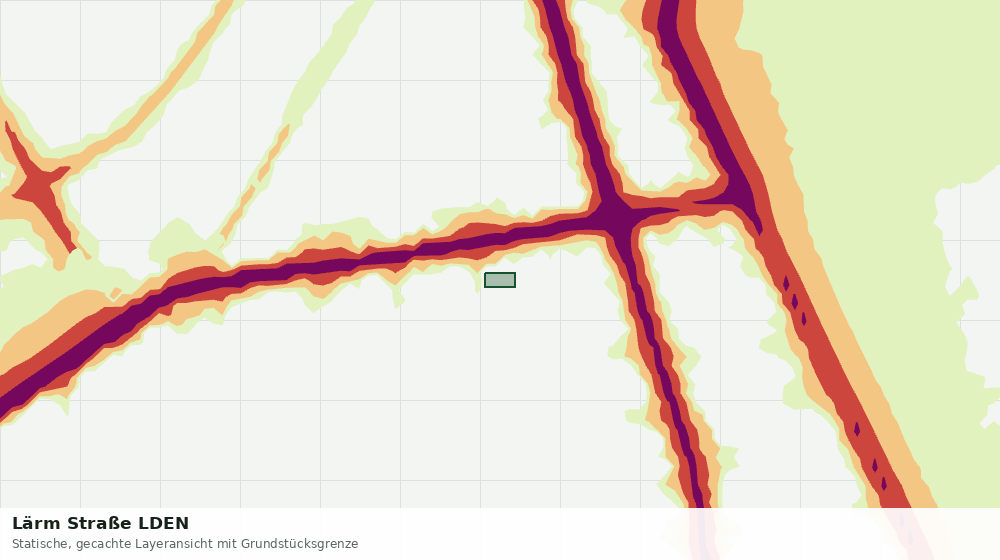 Statische Kartenansicht: Lärm Straße LDEN