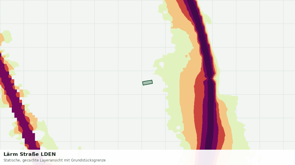 Statische Kartenansicht: Lärm Straße LDEN