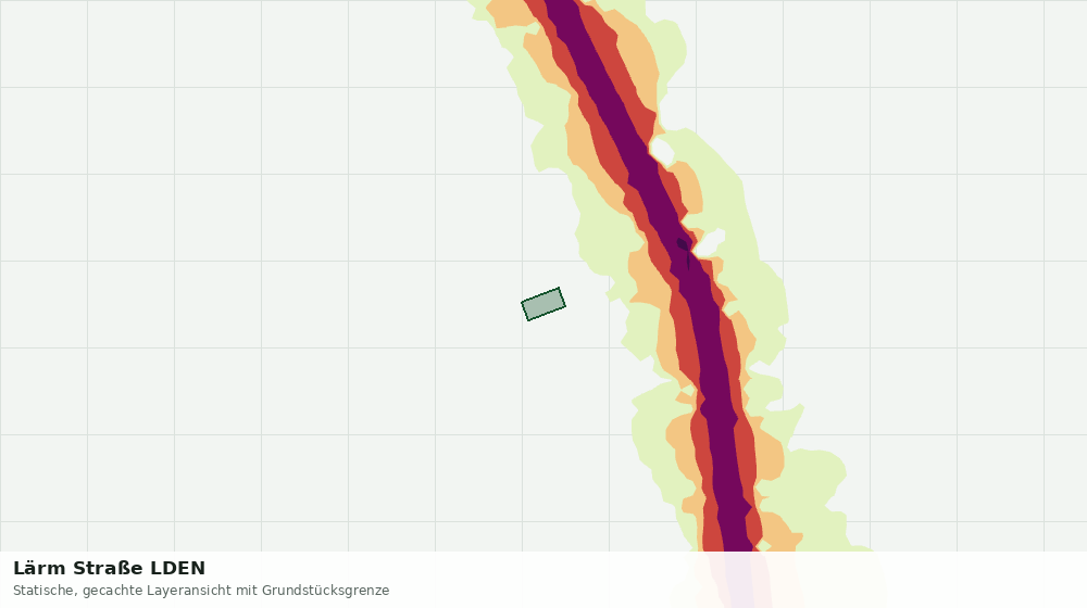 Statische Kartenansicht: Lärm Straße LDEN