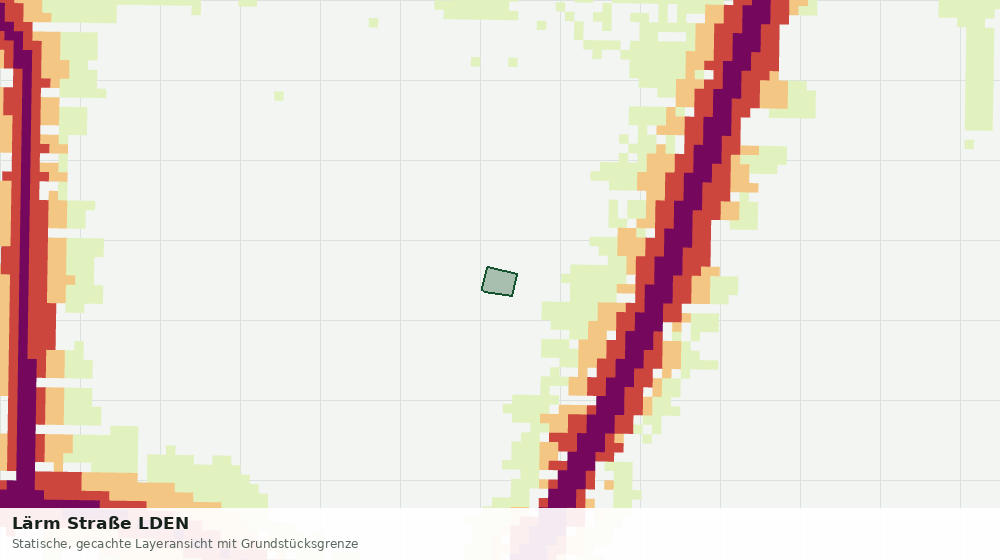 Statische Kartenansicht: Lärm Straße LDEN